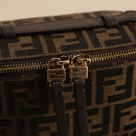 Fendi Vanity Tobacco Brown FF Women’s Bag
