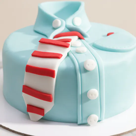 NJD Tie and Shirt Cake