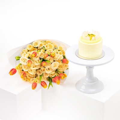 Mini Mango Cake | Orange Bouquet