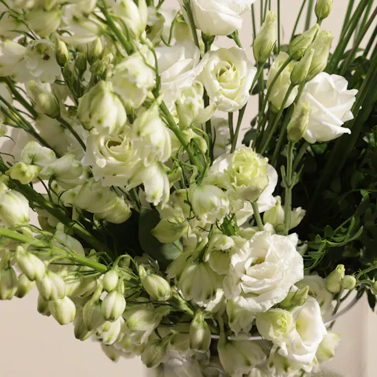 Elegant White Harmony Vase