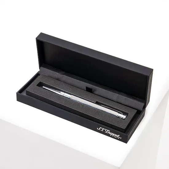 S.T DuPont D-Initial Ballpoint Chrome Finish Pen