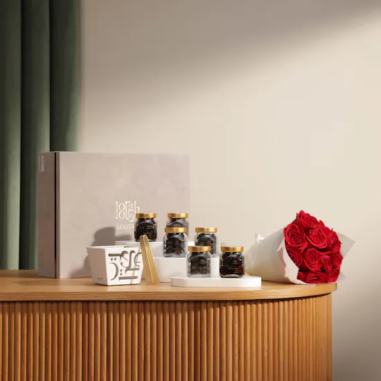 Lootah Velvet Incense Set | Flowers Bouquet