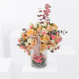 Romance Roses | Glass Vase