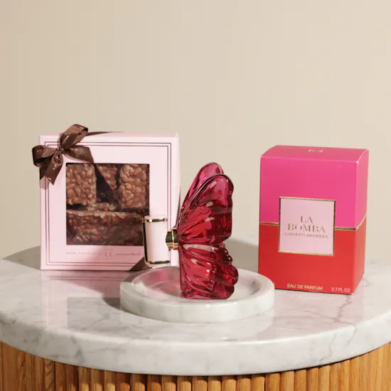Ghazl Chocolatier Chocolate Box | Elegant Amber Floral Women's Perfume