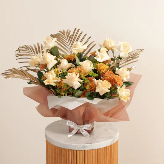 Orange Dew Flower Bouquet