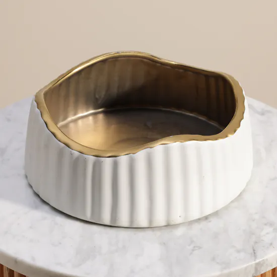 Floward White Ceramic Vase