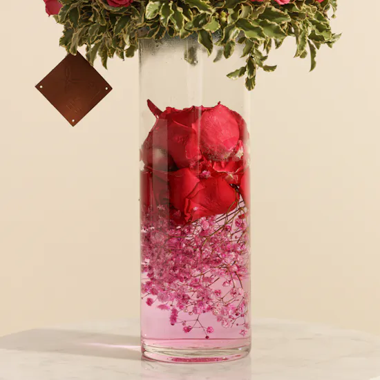 Color Burst Flower Vase