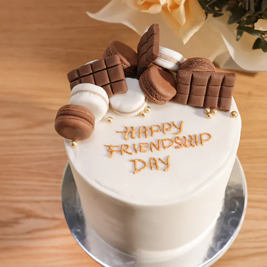 Floward Friendship Day Cake | Elegance Flowers Bouquet
