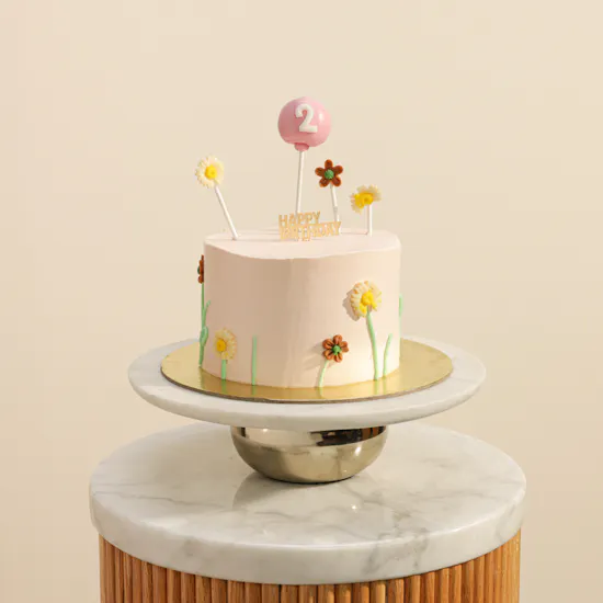 Floward Daisy Floral Birthday Cake