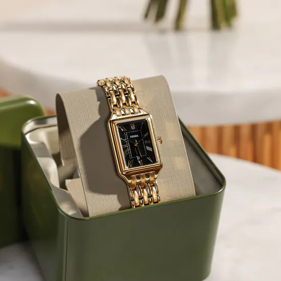 Fossil Raquel Gold-Tone Women's Watch | Joyful Flowers