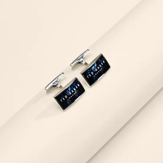 Ted Baker Leroy Navy Cufflinks