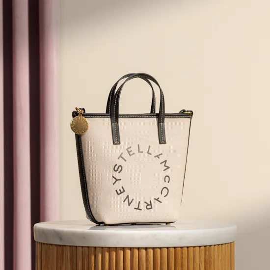 Stella McCartney H&M Small Canvas Tote Bag with Charm
