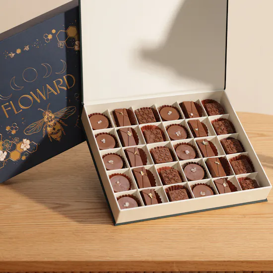 Floward Essence of Joy Medium Chocolate Box | Gorgeous Flower Bouquet