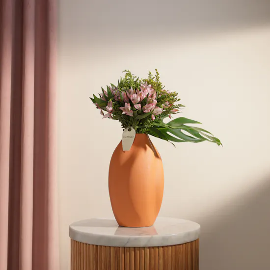 Dreamy Alstroemeria Flower Vase