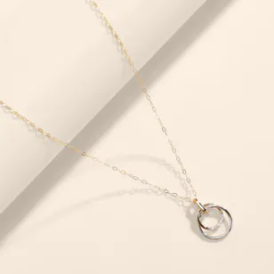 Miss L' by L'azurde Circle of Love Diamond Women's Necklace Miss L' by L'azurde Circle of Love Diamond Women's Necklace