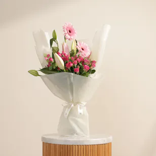 Summer Blush Flower Bouquet
