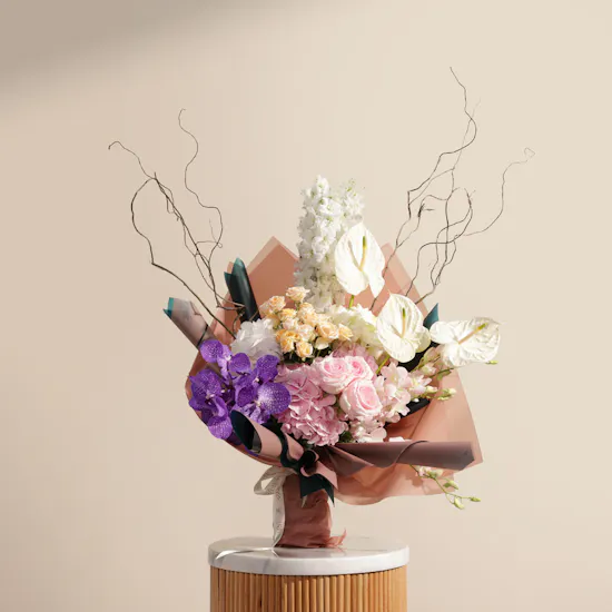 Gentle Purity Flowers Bouquet by September Studio