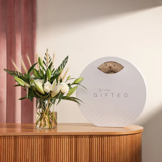 Gifted Bugsy Gift Box for Baby | Sweet Flowers Vase