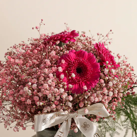 Floward Card 100 KWD | Birthday Celebration Flower Vase