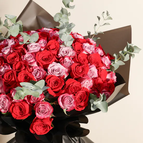 Floral Essence Rose Bouquet | 100 Flowers
