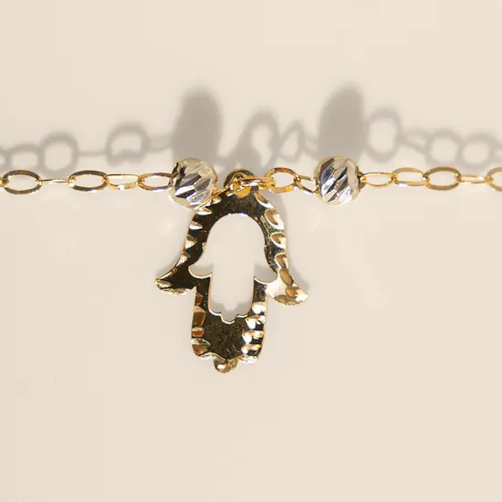 Miss L' Hamsa Gold Women's Bracelet