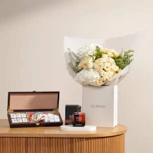 MyGovindas Rakhi Small Assorted Sweets Wooden Hamper | Stronger Together Perfume and Flowers MyGovindas Rakhi Small Assorted Sweets Wooden Hamper | Stronger Together Perfume and Flowers