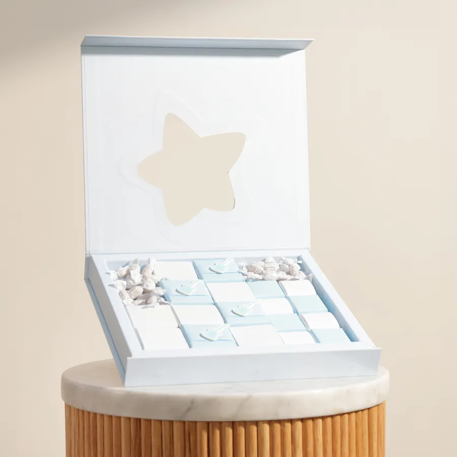 Patchi Blue Baby with Star Cover Large Chocolate Box 1