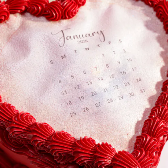 Floward Personalize Burn Away Heart Cake