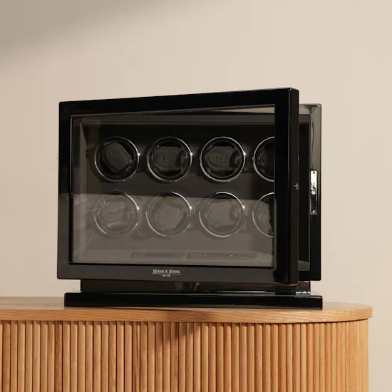 Heisse & Söhne Rome 8 Ebony Watch Winder