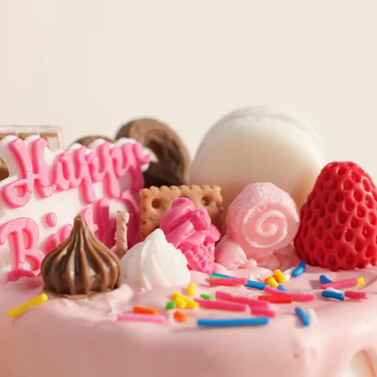 Done By SHK Happy Birthday Cake Candle