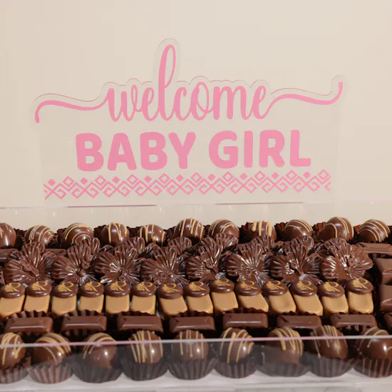 Revan Sweet Welcome Baby Girl Chocolate Box