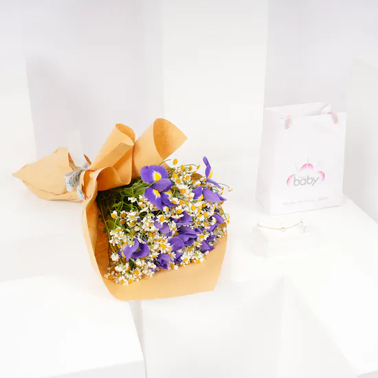 Baby Fitaihi Diamond Flower Bracelet | Iris