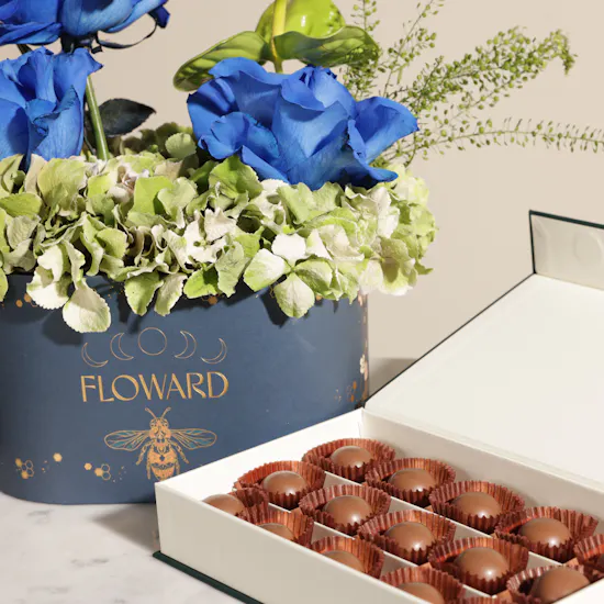 Floward Small Kunafa Pistachio Chocolate Box | Charming Flowers