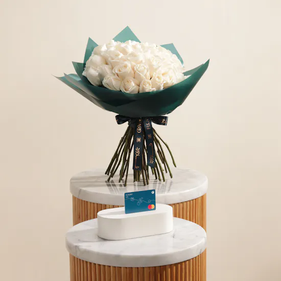 Floward Card 100 BHD | Radiance Roses Bouquet