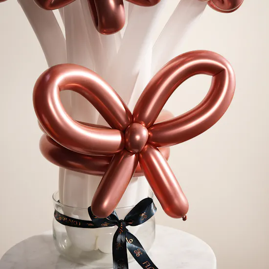 Rose Gold Balloons Vase