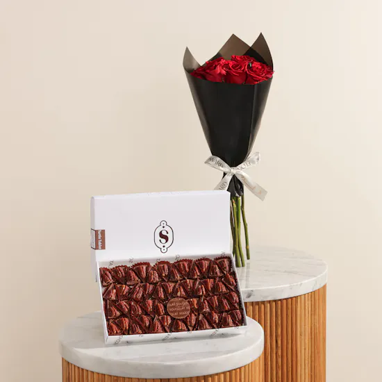 Soucolat Turtle Tablet Chocolate Box | Cheerful Indulgence Flower