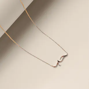 Persée Paris Love Rose Gold Necklace Persée Paris Love Rose Gold Necklace