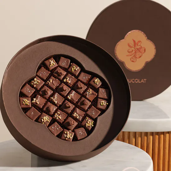 Soucolat Round Chocolate Box