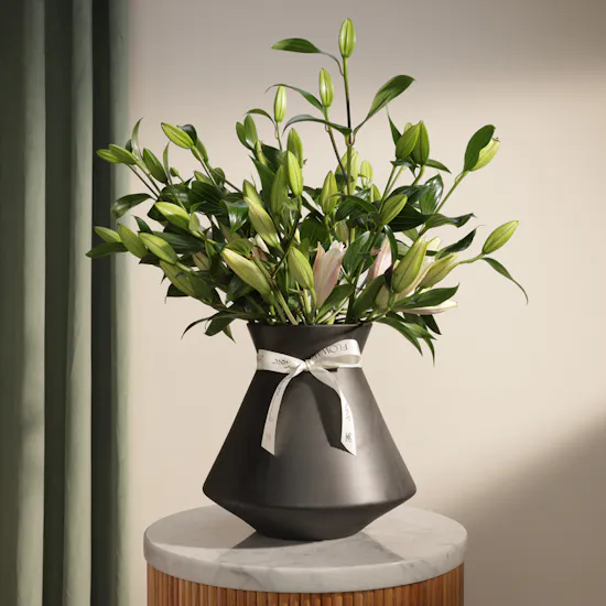 Charm Bloom Pink Lily Vase