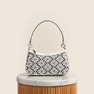 Kate Spade Flower Jacquard Convertible Shoulder Bag