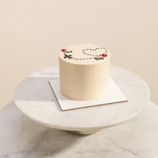 كيك أحبك من فلاورد