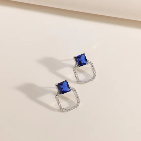 Floward Silver Geometric Jewelry Gift Set