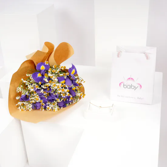 Baby Fitaihi Diamond Flower Bracelet | Iris