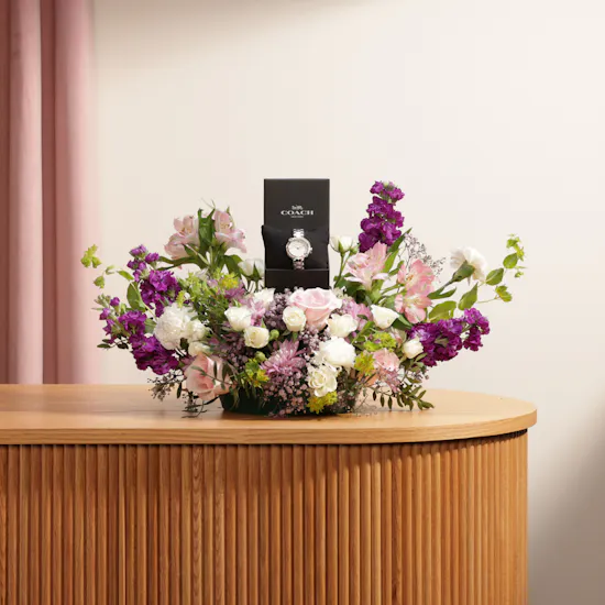 Coach Chelsea Woman Watch | Flowers Tray