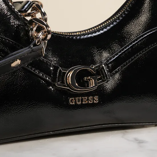 Guess Black Dea Crossbody Top Zip Women’s Bag