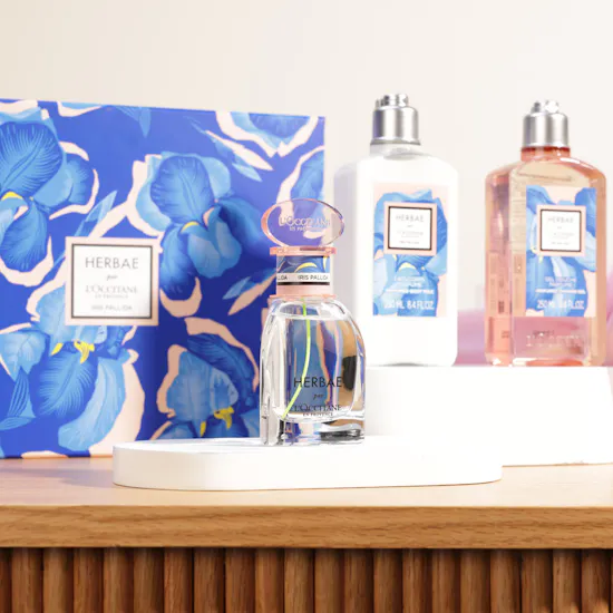 L'Occitane Herbae Iris Pallida Collection | Amazing Bouquet