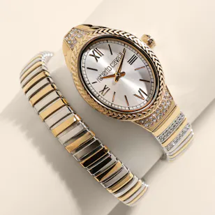 Roberto Cavalli Two Tone Snake Women's Watch