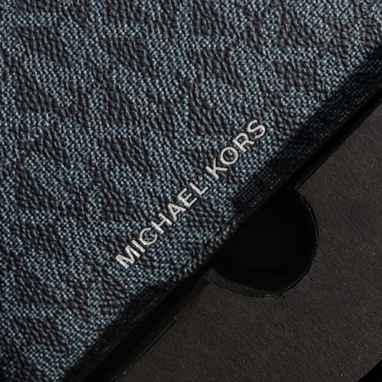 Michael Kors Signature Logo Billfold Wallet and Belt Men's Gift Set