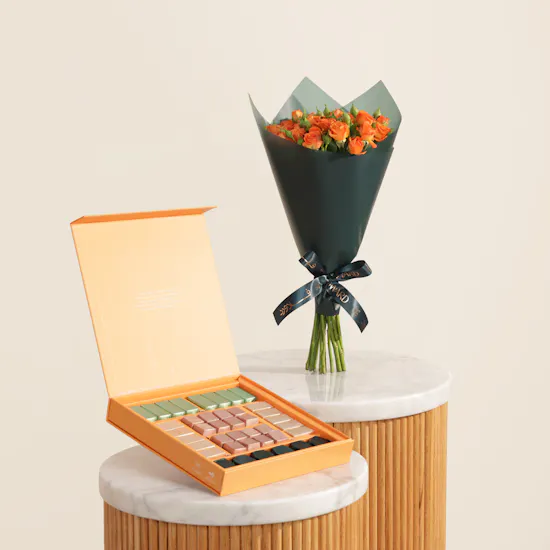 Patchi Les Chocolate Box | Charming Flowers Bouquet