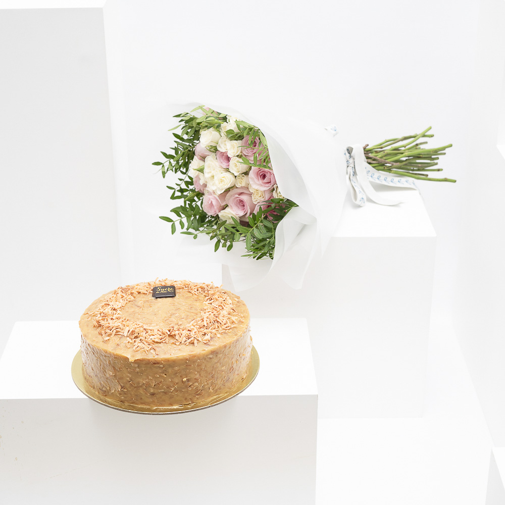 كيكة الشوكولاتة الألمانية من سكر الندى | باقة الجوري